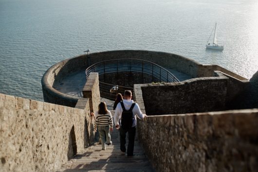 Sur les remparts Mont-Saint-Michel