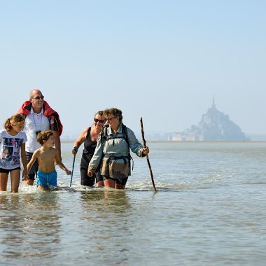 Geführte Wanderung durch die Bucht des Mont Saint-Michel