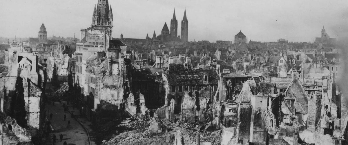Ruines de Caen - Archives D-Day