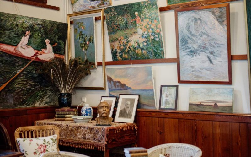 Bilder im Haus von Claude Monet in Giverny
