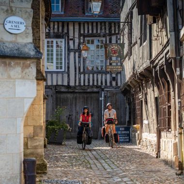 Honfleur mit dem Fahrrad