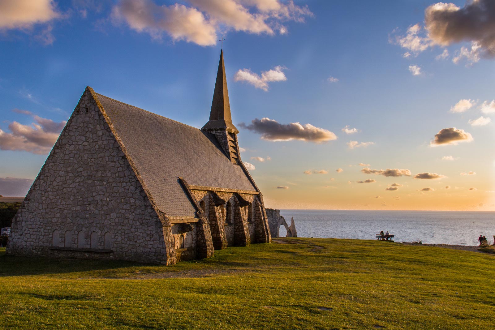 Sehenswürdigkeiten in Étretat Normandie Urlaub, Frankreich