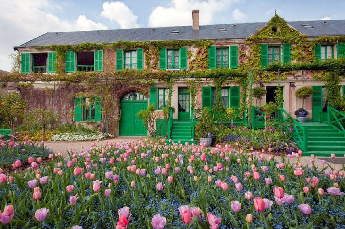 Das Haus von Claude Monet in Giverny
