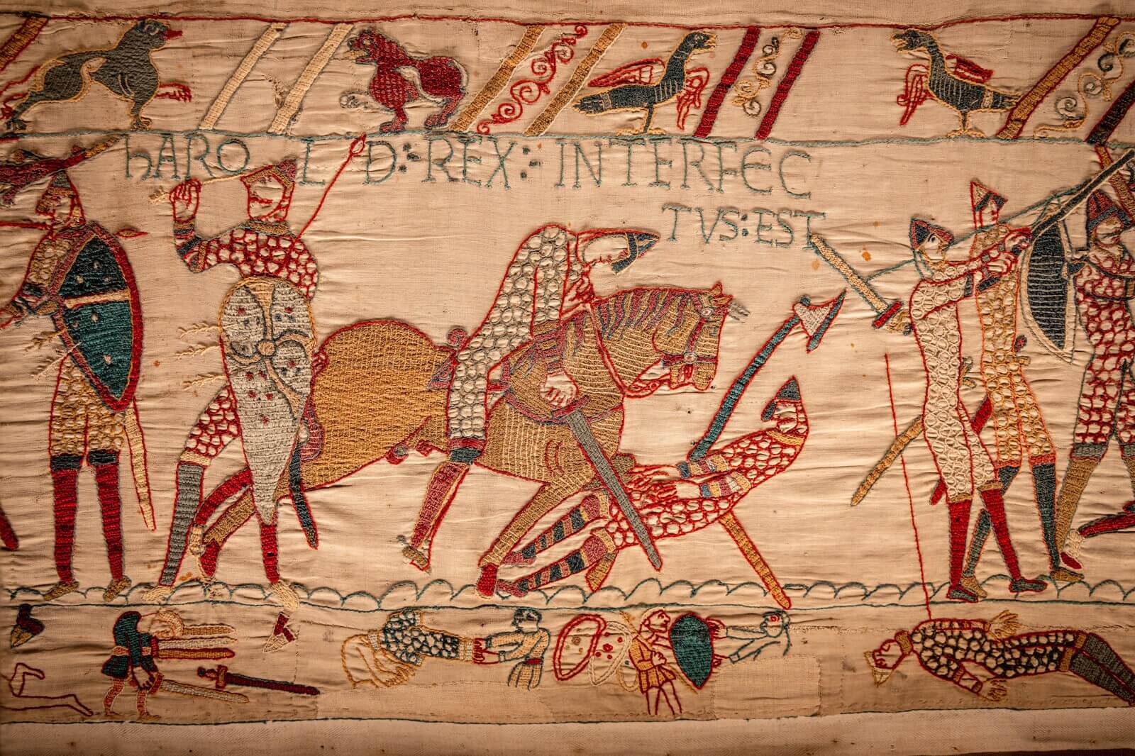 Teppich von Bayeux, Detailansicht © Valentin Pacaut, The Explorers