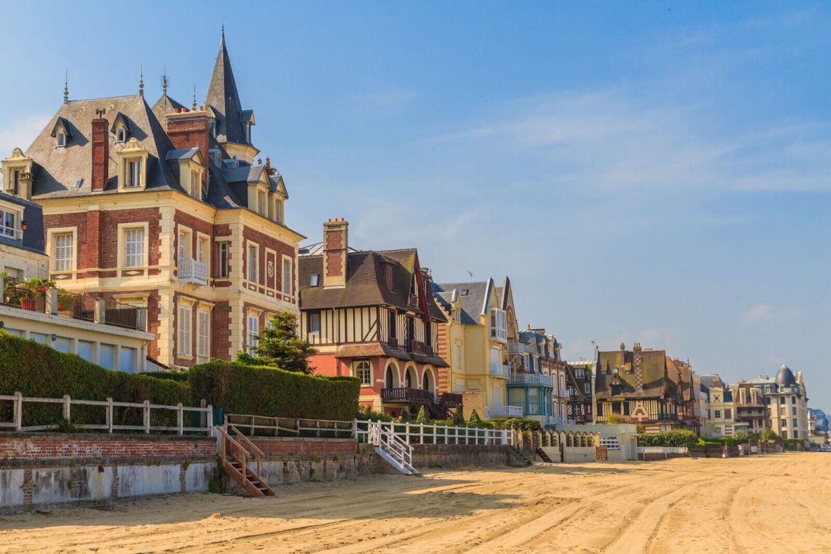 Villas am Strand von Trouville-sur-Mer
