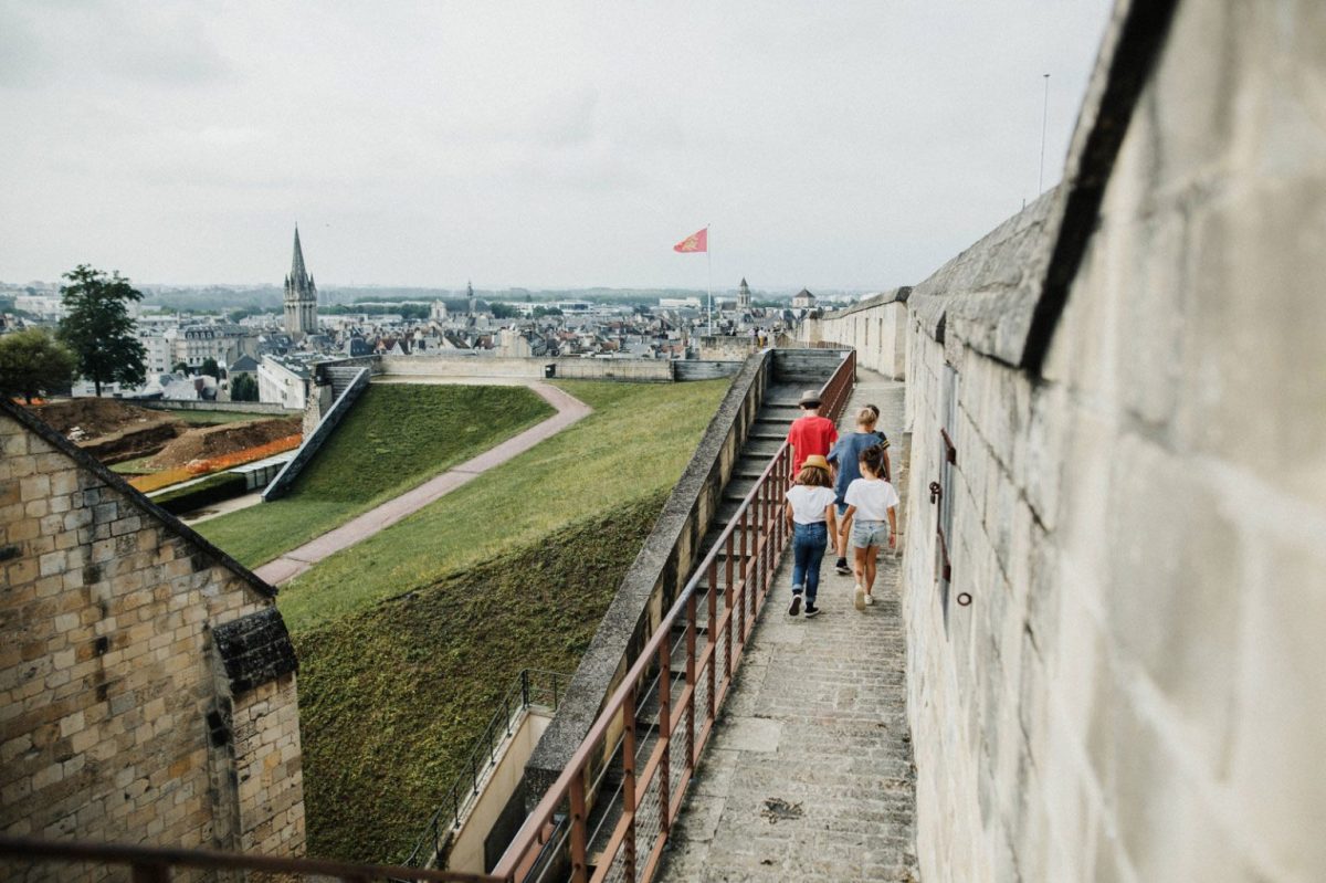 Blick über Caen von der Burg