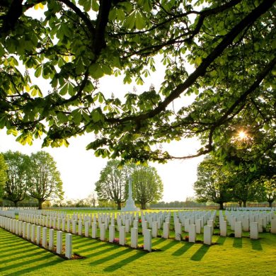 Visite du cimetière militaire britannique