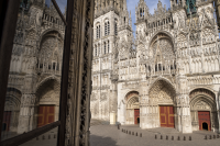 cathédrale de Rouen fenêtre Monet bis 2022 bis ©POD VU-1567